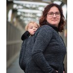 Jožánek nosící svetr přední i zadní nošení Lisa černý – Zboží Dáma