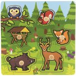 Teddies vkládačka Moje první lesní zvířátka 6 ks – Hledejceny.cz