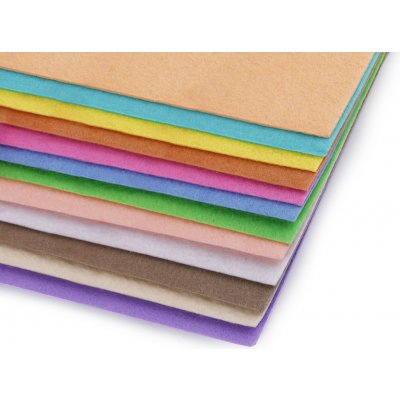 Pro Háčkování Látková dekorativní plsť 20x30 cm mix 4 – Zboží Dáma