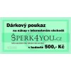 Dárkový poukaz 500 Kč