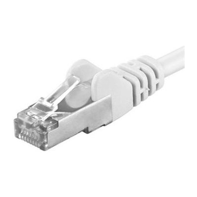 Premiumcord sp6asftp005W Patch, CAT6a S-FTP, RJ45-RJ45, AWG 26/7, 0,5m, bílý