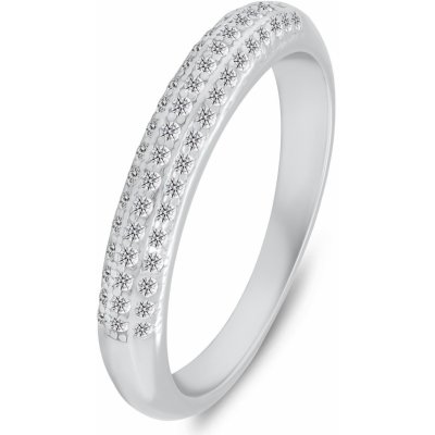 Brilio Silver Stříbrný prsten se třpytivými zirkony RI135W – Sleviste.cz