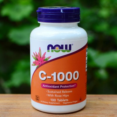 NOW Vitamin C-1000 s postupným uvolňováním 100 tablet – Zboží Mobilmania
