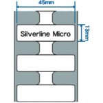 RFID štítek Silverline II micro MR6-P, 45mm x 13mm, PET, dutinka 76,2 mm, 600 et/kot - cena/role – Zboží Živě