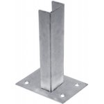 Patka na sloupek 60 x 40 mm pozinkovaná - Zn – Hledejceny.cz