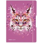 Sešit my.book flex Wild Animals Rys A4/40+40 listů – Sleviste.cz