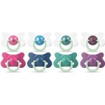 Suavinex šidítko den & noc fyziologické silikon kočka fialová 2 ks – Zboží Dáma