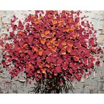 zuty Malování podle čísel Rudé květy 100 x 80 cm vypnuté plátno na rám – Sleviste.cz