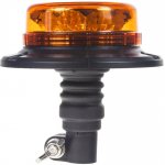 Stualarm LED maják, 12-24V, 12x3W oranžový na držák, ECE R65