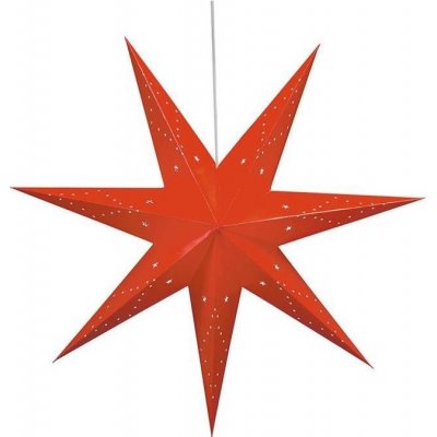 Markslöjd 8102,130 - Vánoční dekorace SATURNUS 1xE14/25W/230V pr. 45 cm červená | ML1163