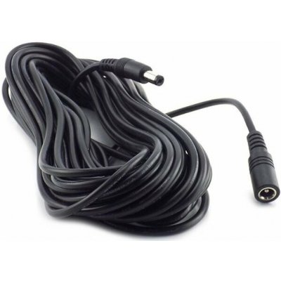 EZVIZ prodlužovací venkovní napájecí kabel k IP kamerám/ 1× DC 5,5 mm male/ 1× DC 5,5 mm female/ délka 5m/ černý – Zboží Živě