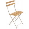 Zahradní židle a křeslo Fermob Skládací židle BISTRO NATURAL Nutmeg