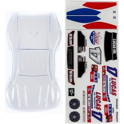 ASSOCIATED SC28 BODY CLEAR s LUCAS OIL DECALS