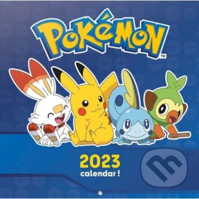 Oficiálny nástenný kalendár Pokémon 2023 s plagátom - Pokemon