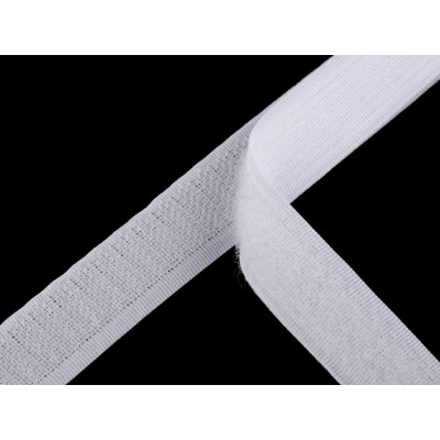 Suchý zip háček + plyš šíře 20 mm PES, střední, 1 bílá – Hledejceny.cz