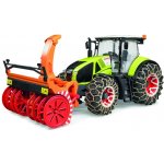 Bruder 3017 Traktor Claas Axion 950 set se sněžnou frézou a řetězy plast 1:16 – Zbozi.Blesk.cz