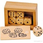 Hrací kostky v dřevěné krabičce – Zboží Živě