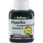 MedPharma Pupalka dvouletá 500 mg + Vitamín E 37 tablet – Hledejceny.cz