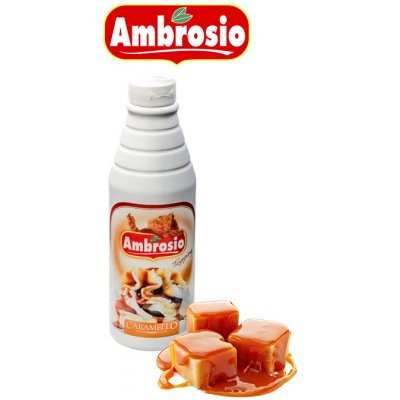 Ambrosio topping poleva karamel 1100 g – Zboží Mobilmania