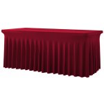 TENTino Elastický potah SKIRTING na skládací stůl 180-183x76 cm – Zboží Dáma