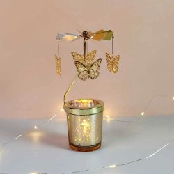 DAALO Rotující svícen - motýlci - AKCE!