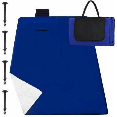 SPRINGOS Pikniková deka 150x135 cm modrá PM045 – Hledejceny.cz