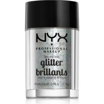 NYX Professional Makeup Glitter Goals třpytky na obličej i tělo 07 Ice 2.5 g