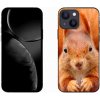 Pouzdro a kryt na mobilní telefon Apple mmCase Gelové iPhone 13 mini 5.4 - veverka