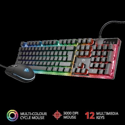 Trust GXT 838 Azor Gaming Combo (keyboard with mouse) 23289 – Sleviste.cz