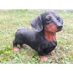 Prodex Import Jezevčík tmavý zahradní figura – Zboží Dáma