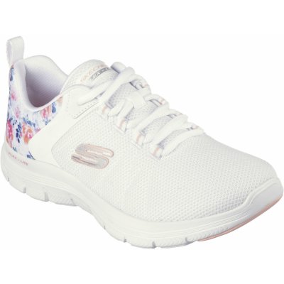 Skechers Flex Appeal 4.0 let It Blossom white/multi bílá