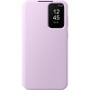 Pouzdro a kryt na mobilní telefon Samsung Samsung Galaxy A55 Smart View Wallet Case Lavender EF-ZA556CVEGWW