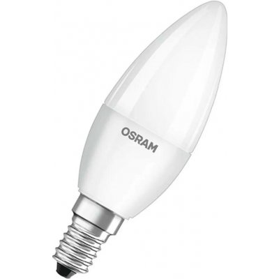 Osram žárovka LED VALUE CLB40 E14 4,9W/827 BASECLB40 svíčka – Hledejceny.cz