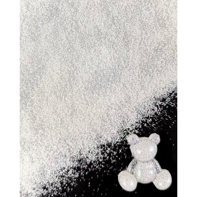 Třpytky glitrové do pryskyřice 10 g bílé – Zboží Dáma