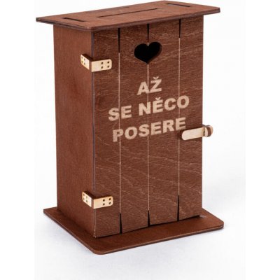 decoDoma Pokladnička kadibudka Až se něco pos... – Zboží Mobilmania
