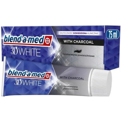 Blend-a-med 3D White With charcoal 75 ml – Hledejceny.cz