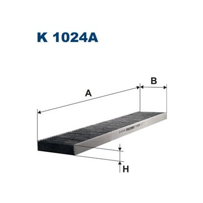 K1024A FILTRON Filtr, vzduch v interiéru – Hledejceny.cz