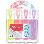 Maped 42546 Fluo Peps Pastel 4 ks – Zboží Živě