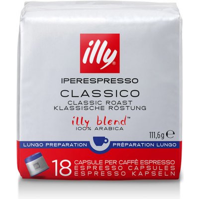 Illy iperEspresso HES Classico Lungo kávové kapsle 18 ks – Hledejceny.cz