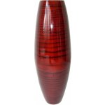 Axin Trading s.r.o. Bambusová váza vysoká červená – Zboží Dáma