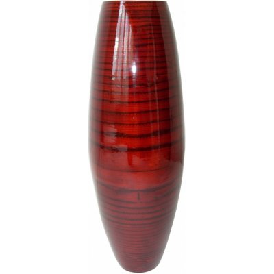 Axin Trading s.r.o. Bambusová váza vysoká červená – Zboží Dáma