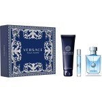 Versace Pour Homme EDT 100 ml + EDT 10 ml + sprchový gel 150 ml dárková sada – Zboží Mobilmania