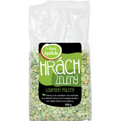 Green apotheke Hrách zelený loupaný půlený 500g – Zbozi.Blesk.cz