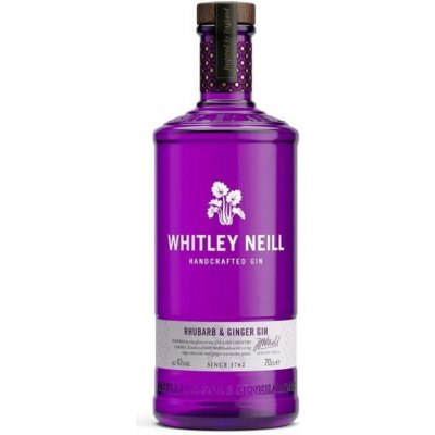 J.J Whitley Rhubarb & Ginger Gin 43% 0,05 l (holá láhev) – Sleviste.cz