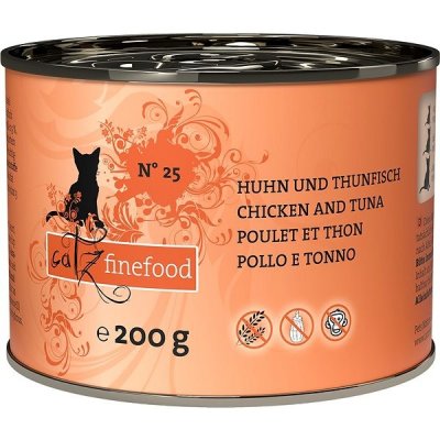 Catz finefood s kuřecím a tuňákem 0,2 kg