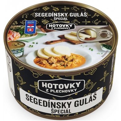 Hotovky z plechovky Segedínský guláš speciál 0,8 kg – Zboží Dáma