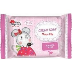 Pink Elephant Myška Mia krémové mýdlo pro dívky 90 g