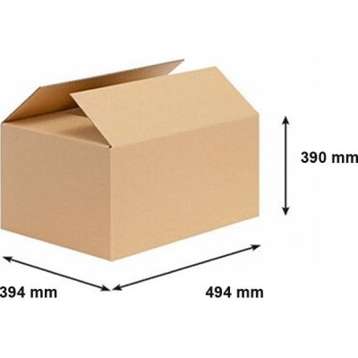 Obaly KREDO Kartonová krabice 494 x 394 x 390 mm 3VVL – Zboží Živě