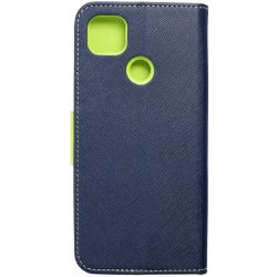 Pouzdro Fancy Diary Xiaomi Redmi 9C modré / lemon