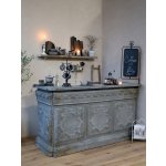 Chic Antique Vintage desk 217 x 76 x 118 cm mocca antik – Hledejceny.cz